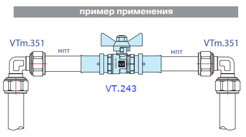 Пример применения пресс-крана VT.243