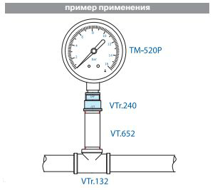 Пример применения муфты VTr.240