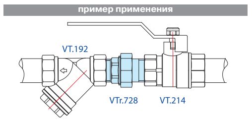 Пример применения сгона VTr.728